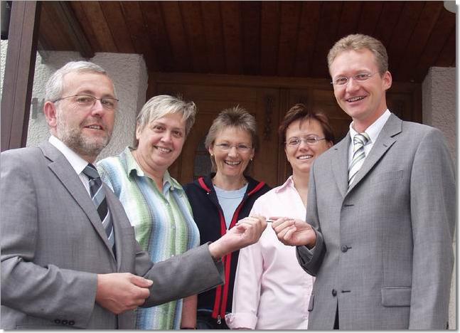 Schlüsselübergabe