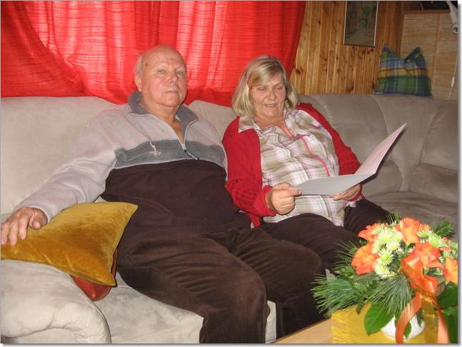 Goldene Hochzeit Ehepaar Boy