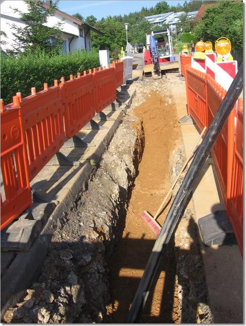 Leitungsverlegung