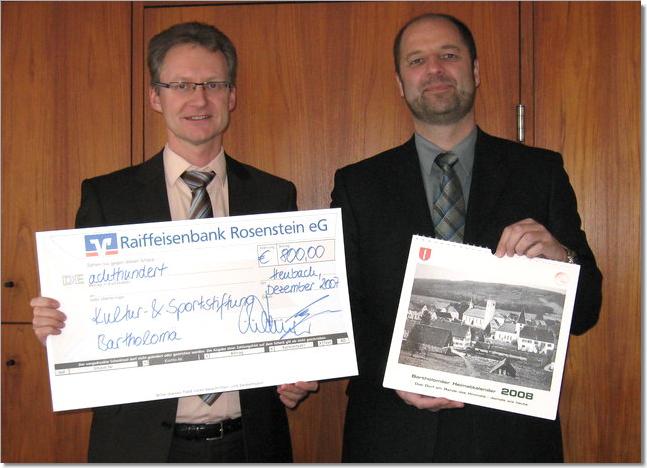Spenden�bergabe