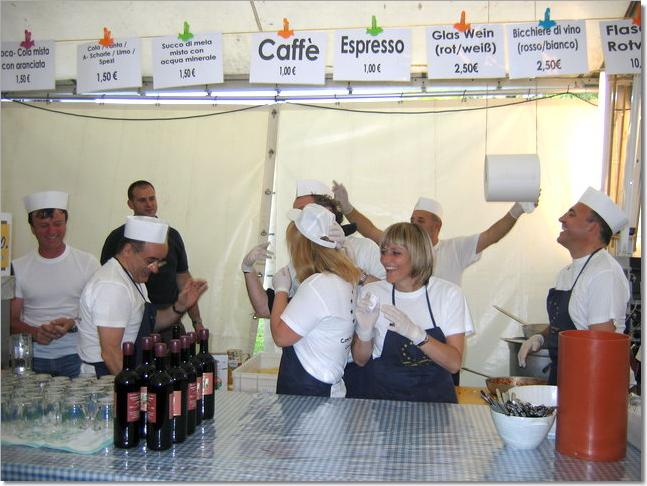 Italiener bei der Arbeit